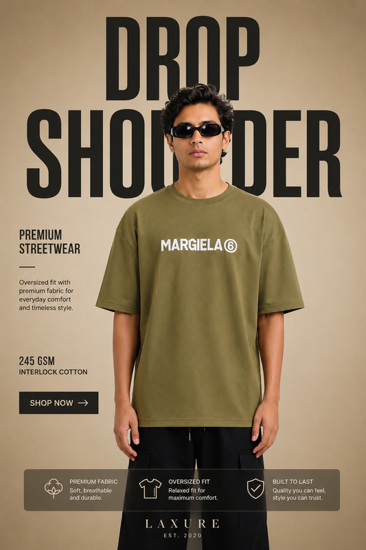 DROP SHOULDER T shirt