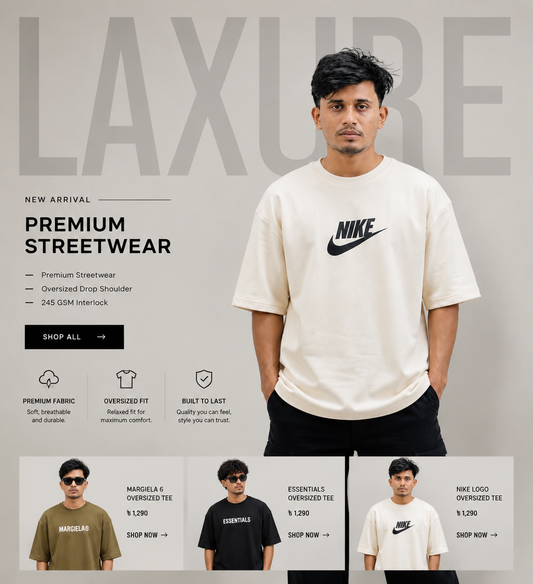 Drop shoulder t shirt